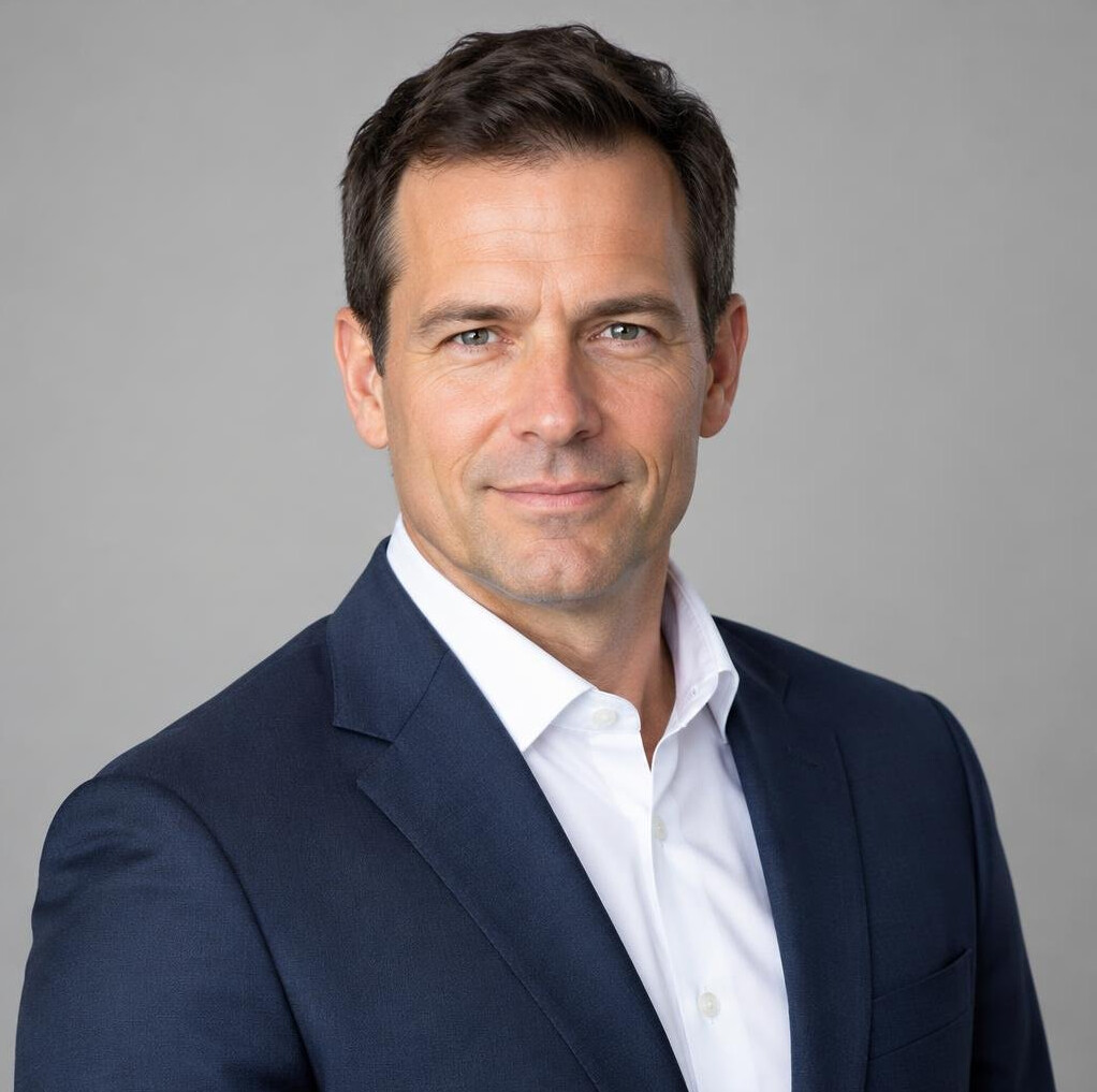 Portrait of a man in a suit with a confident look