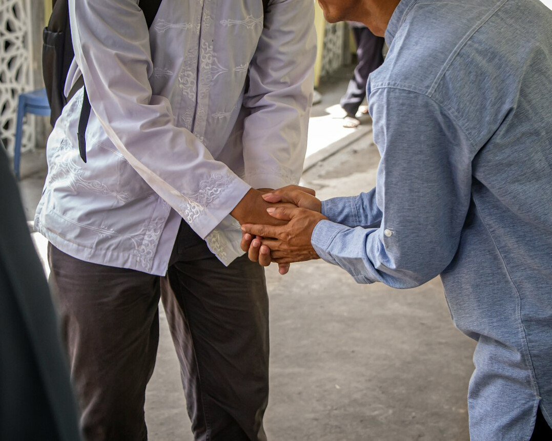 professional handshake