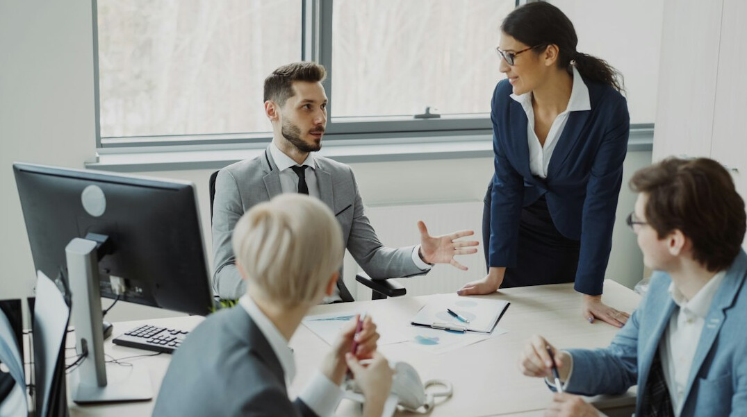 business people negotiating